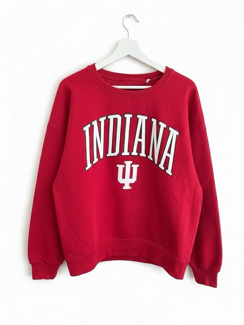 Indiana Hoosiers Pressbox Women's Janise Arch Over Logo Pullover Size XL NWOT!